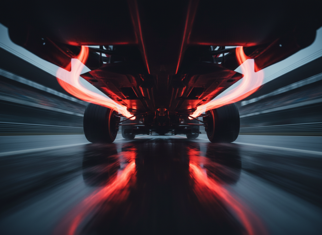 Formula race car ground effect and downforce concept