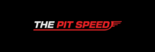 The Pit Speed logo in red and white on black background